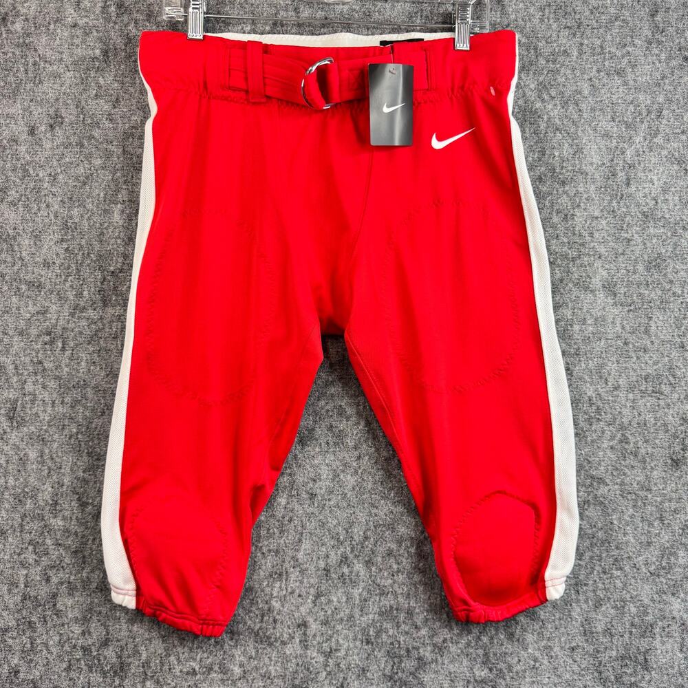 New Nike Stock Mach Speed Football Pant Practice Game Mens Large 789925 Red